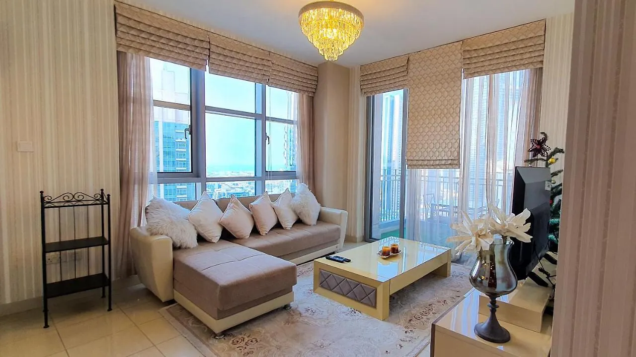Lux Bnb Standpoint Tower Burj&Sea Views Dubai Apartment